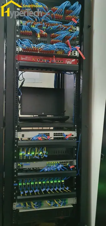 Hạ tầng mạng doanh nghiệp – tủ rack & đi dây chuẩn (Tòa nhà D2D)
