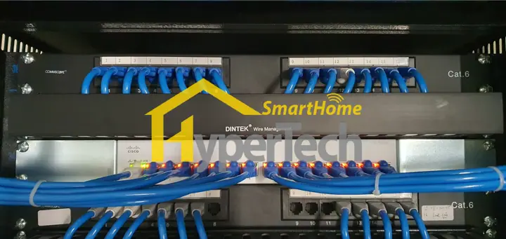 Hạ tầng mạng doanh nghiệp – tủ rack & đi dây chuẩn (Tòa nhà D2D)