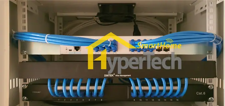 Hạ tầng mạng doanh nghiệp – tủ rack & đi dây chuẩn (Tòa nhà D2D)