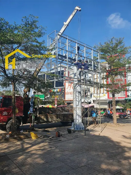 Thi công màn hình LED ngoài trời