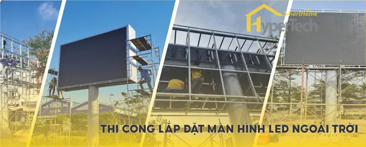 Thi công màn hình LED ngoài trời