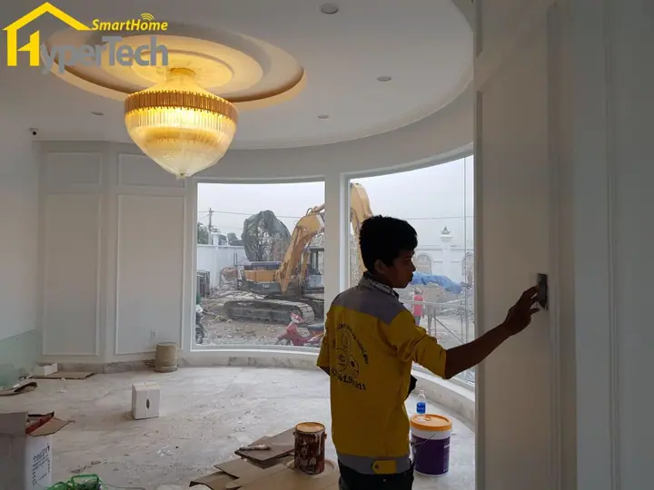 Smart Home biệt thự – chuông hình, công tắc thông minh, camera