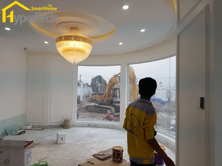 Smart Home biệt thự – chuông hình, công tắc thông minh, camera