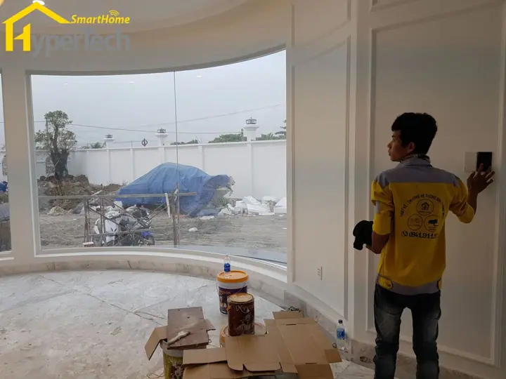 Smart Home biệt thự – chuông hình, công tắc thông minh, camera